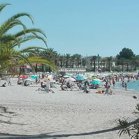 Grand Studio Climatise En Bord De Mer Avec Parking Securise Golfe-Juan Exterior photo
