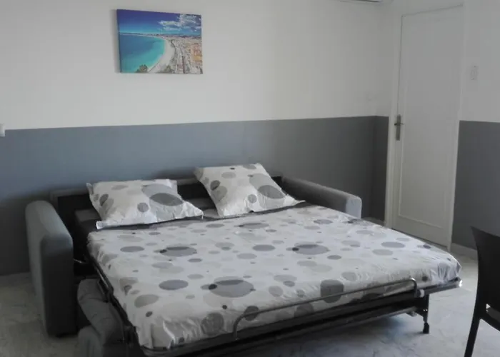 Grand Studio Climatise En Bord De Mer Avec Parking Securise